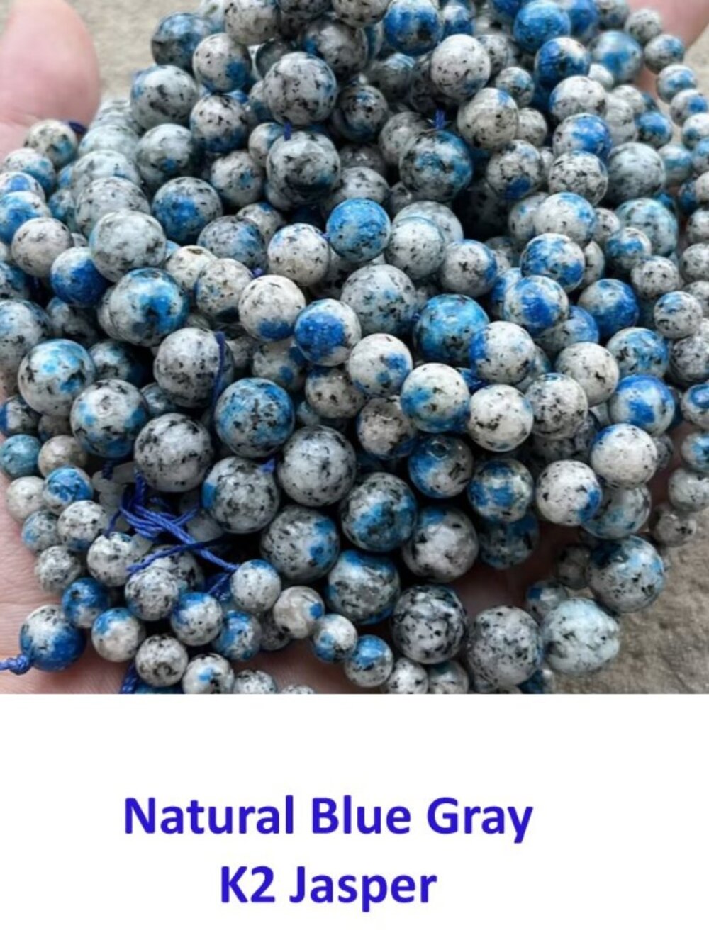 Natural Blue Gray K2 Jasper